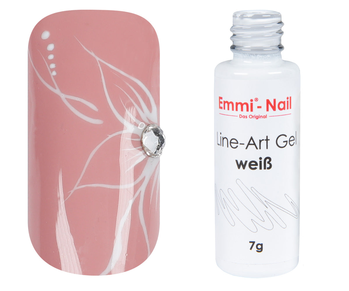 Emmi-Nail Line Art Gel "weiß" 7g
