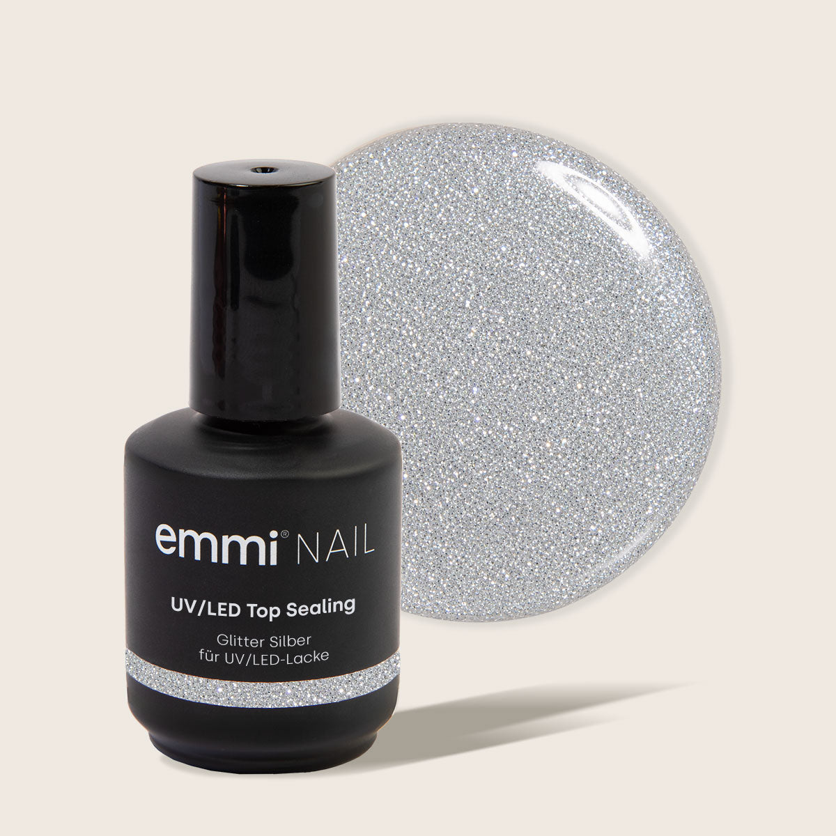 Emmi-Nail UV/LED-Top Sealing Glitter *silber* 11ml