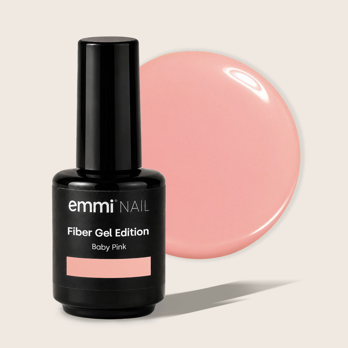 Gel Emmi-Nail Fiber Edition Rose Bébé 14 ml