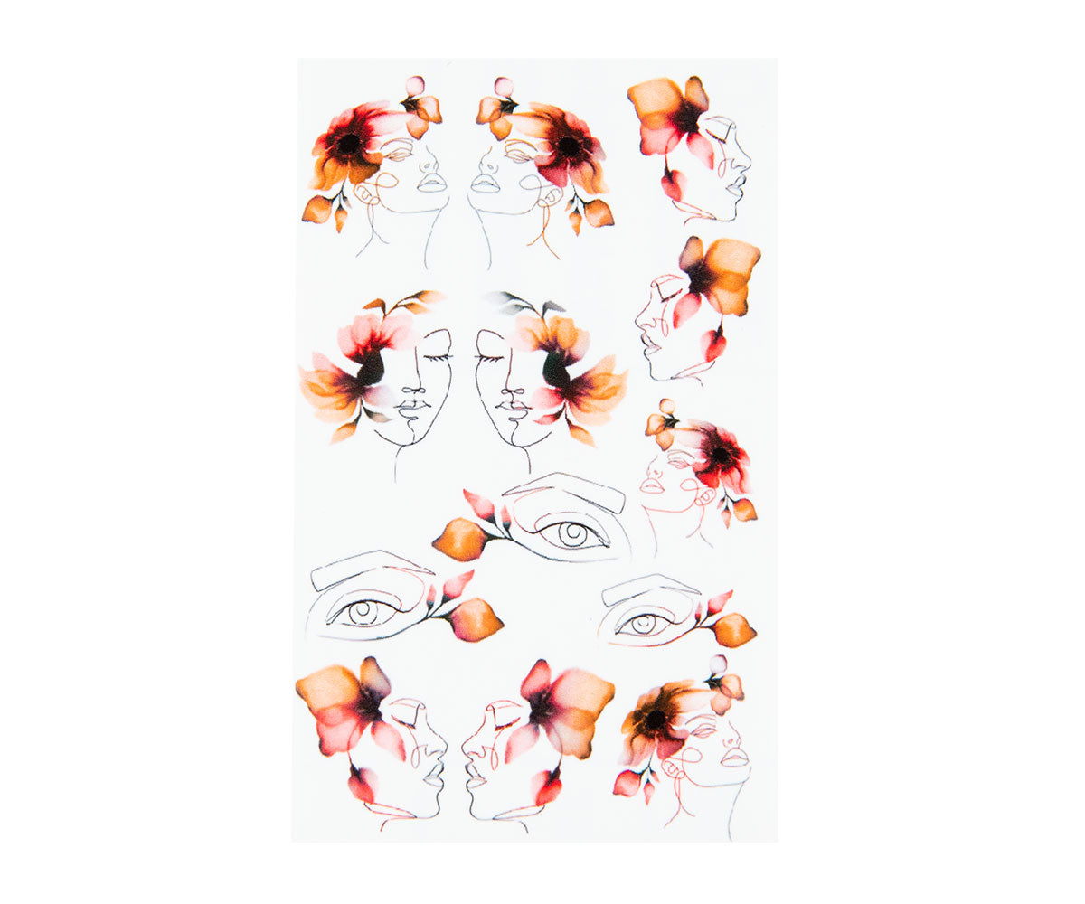 Emmi-Nail Watertattoo Herbst Face Line 1
