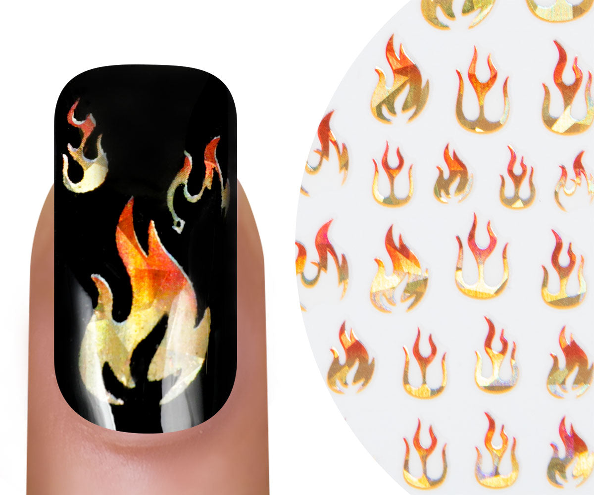 Emmi-Nail Holo Laser Sticker Flames