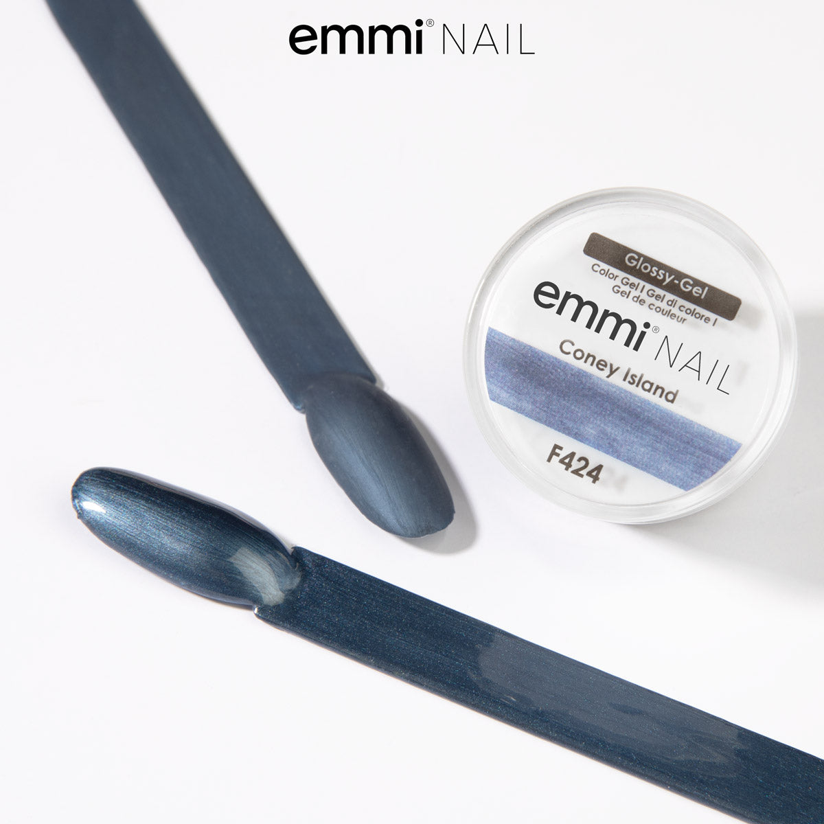 Gel brillant pour ongles Emmi Coney Island 5 ml -F424-