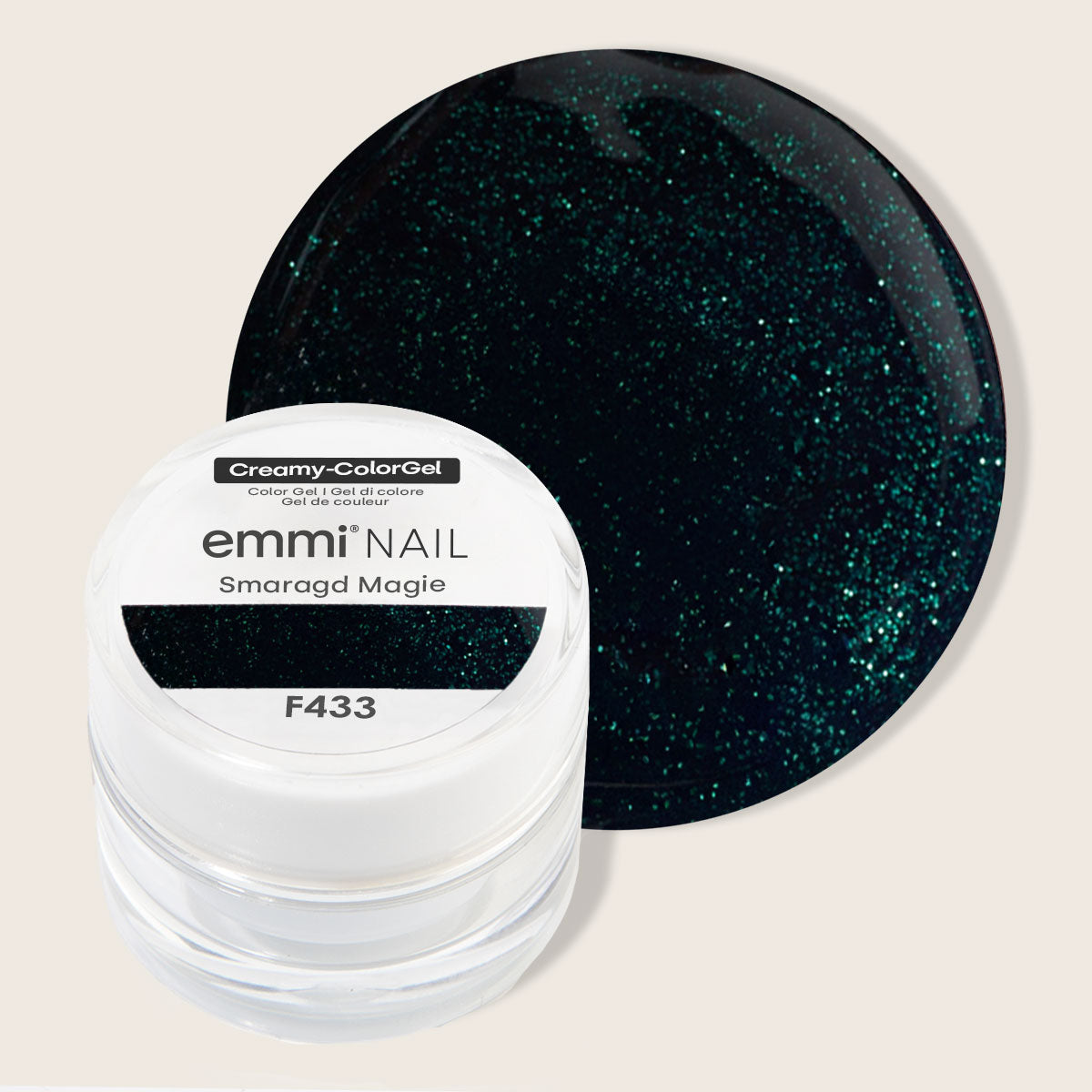 Emmi-Nail Creamy-ColorGel Emerald Magic -F433-