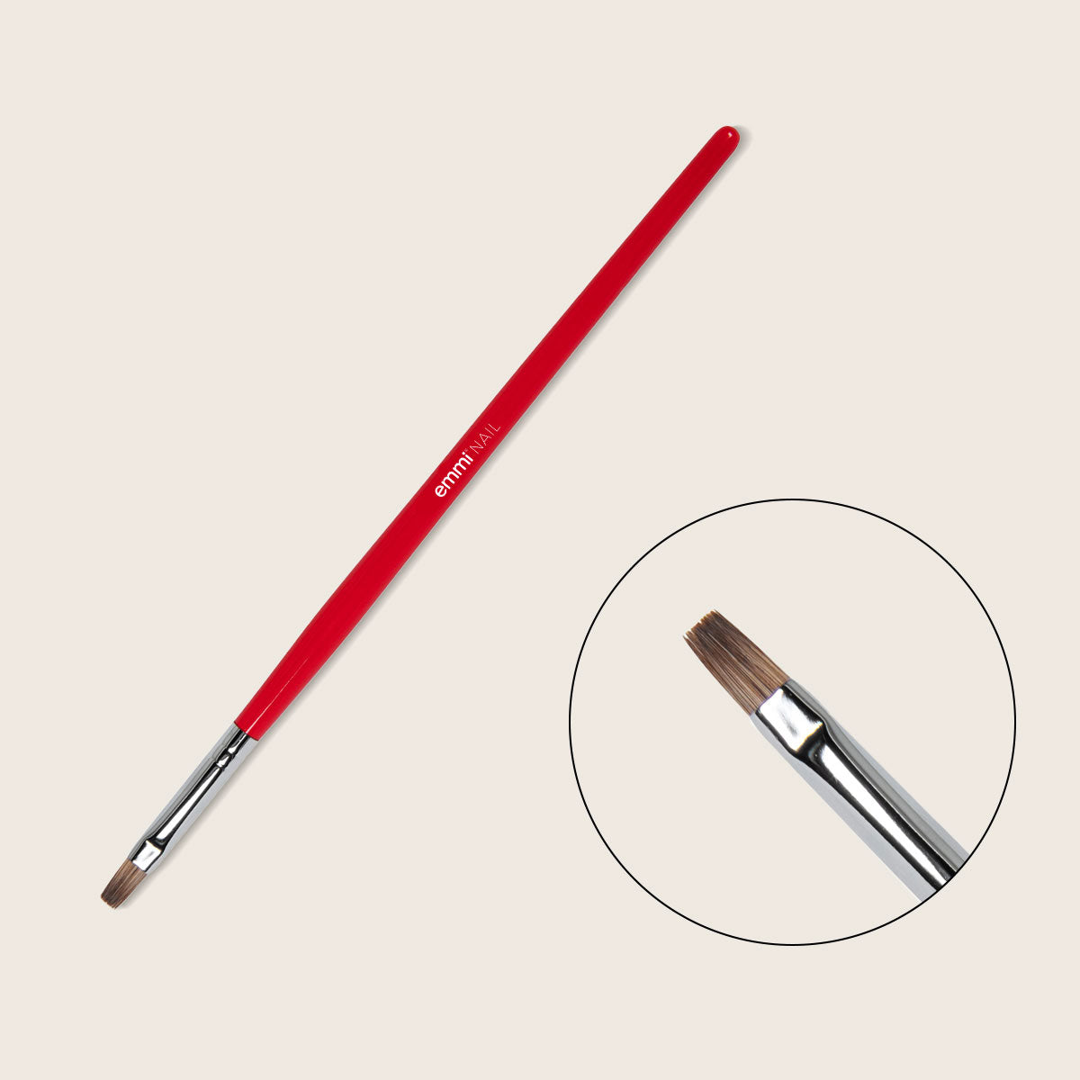 Pinceau Emmi-Nail GenerationRed taille 4 droit