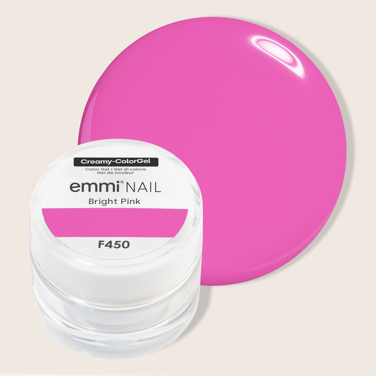 Gel crémeux Emmi-Nail Rose vif -F450-