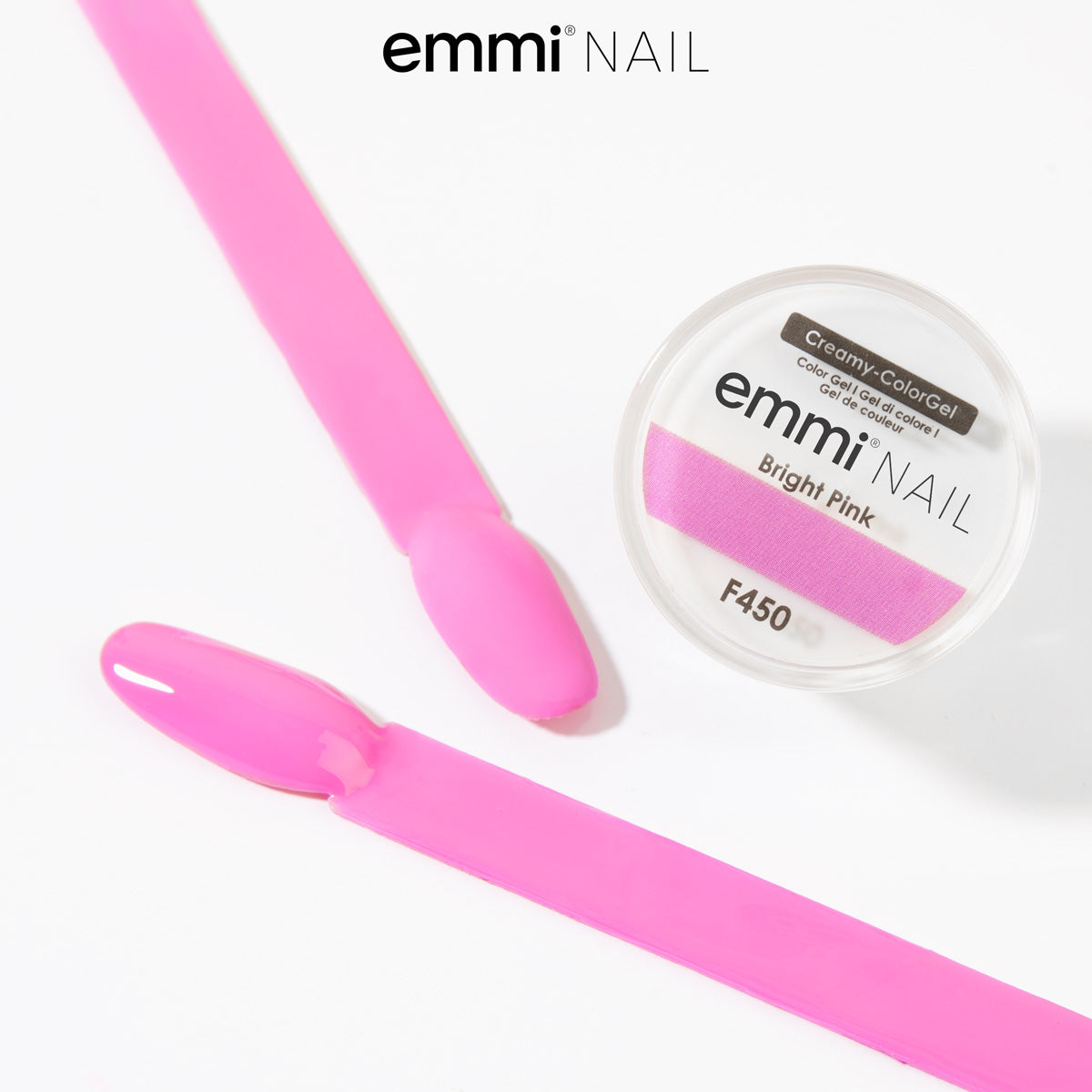 Gel crémeux Emmi-Nail Rose vif -F450-