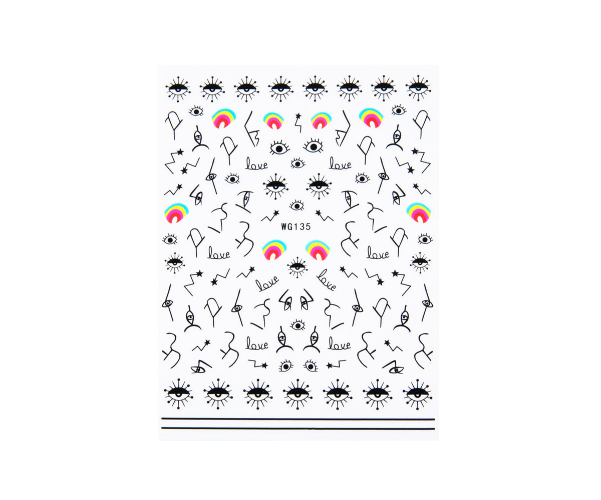 Emmi-Nail 3D Art Nail Sticker Eyes 2