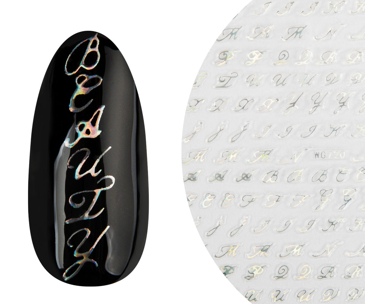 Emmi-Nail 3D Art Nail Sticker Buchstaben 2