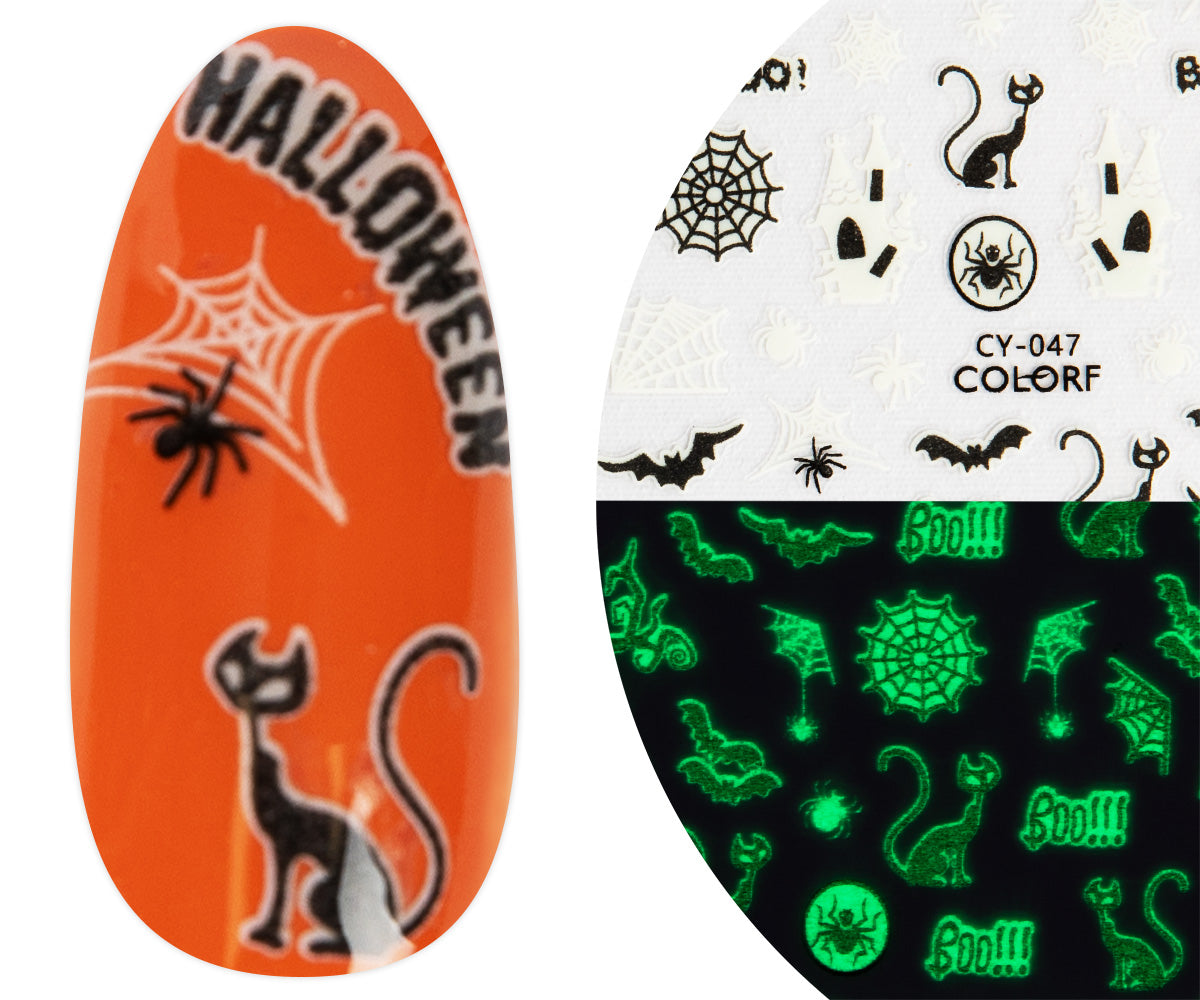 Autocollants pour ongles 3D Emmi-Nail Halloween Spooky