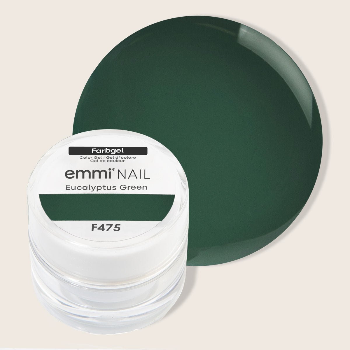 Gel de couleur Emmi-Nail Vert Eucalyptus -F475-