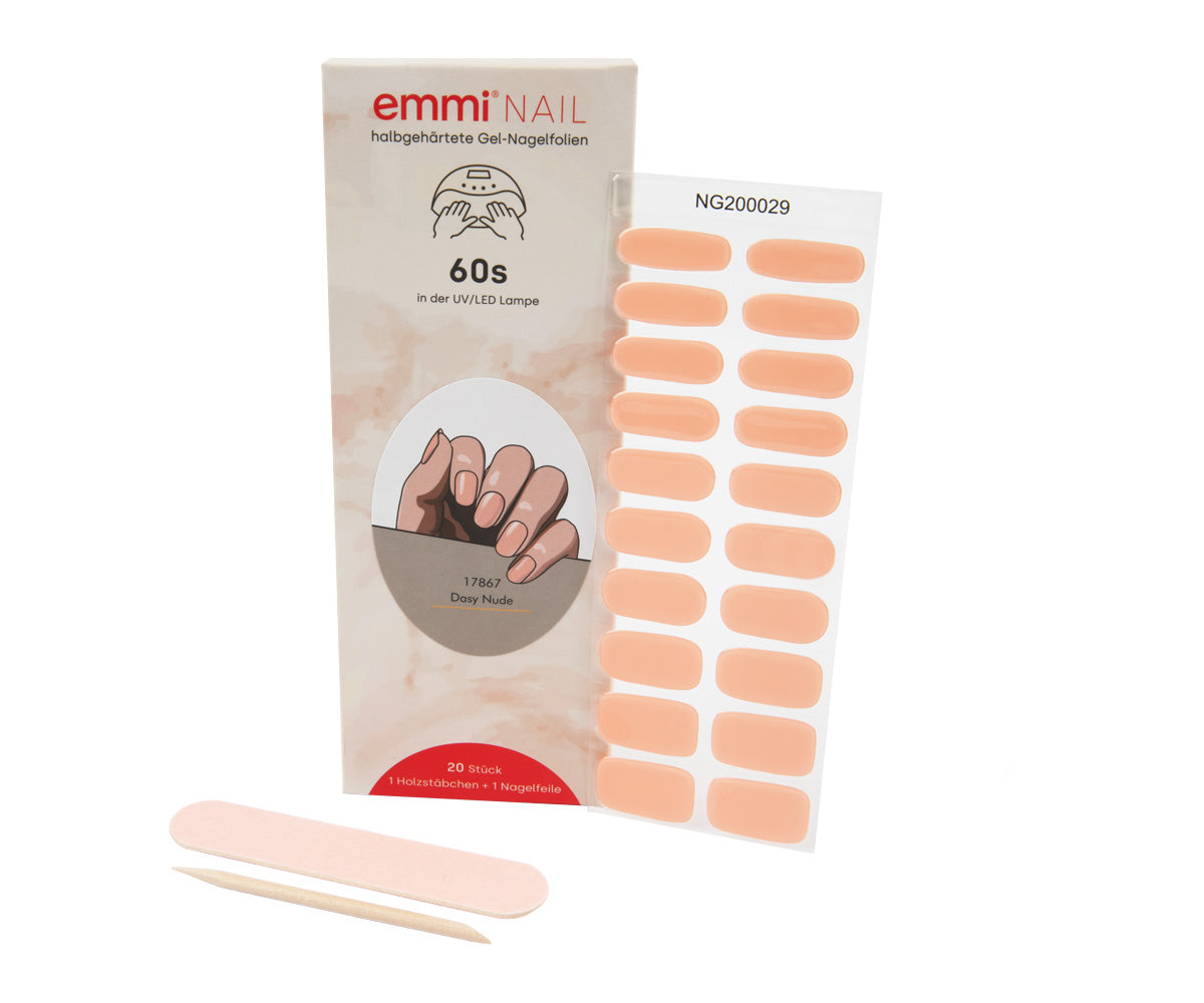 Emmi-Nail Gel Nail Foils Dasy Nude 20pcs.