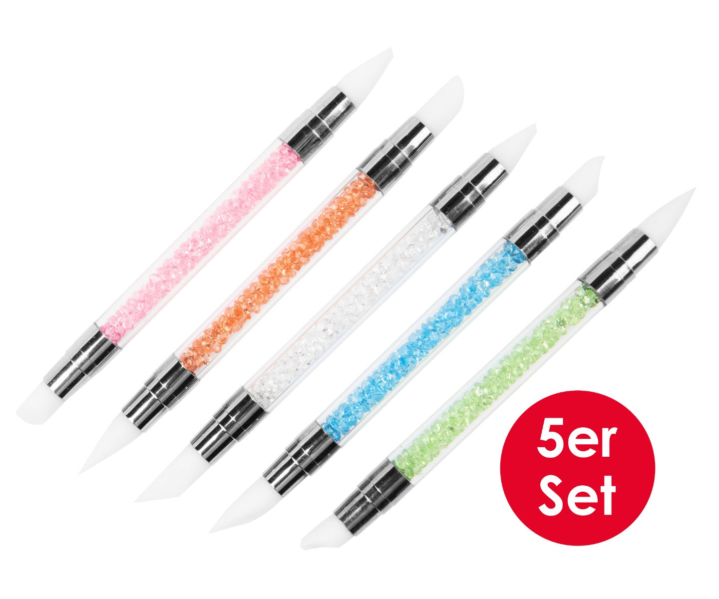 Lot de 5 pinceaux en silicone Emmi-Nail