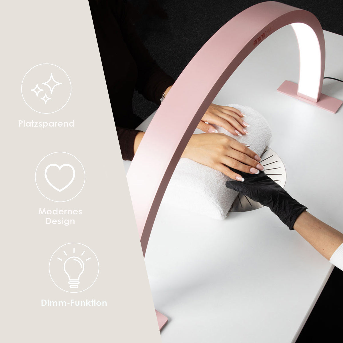 Emmi-Nail LED workplace light Rainbow Pink