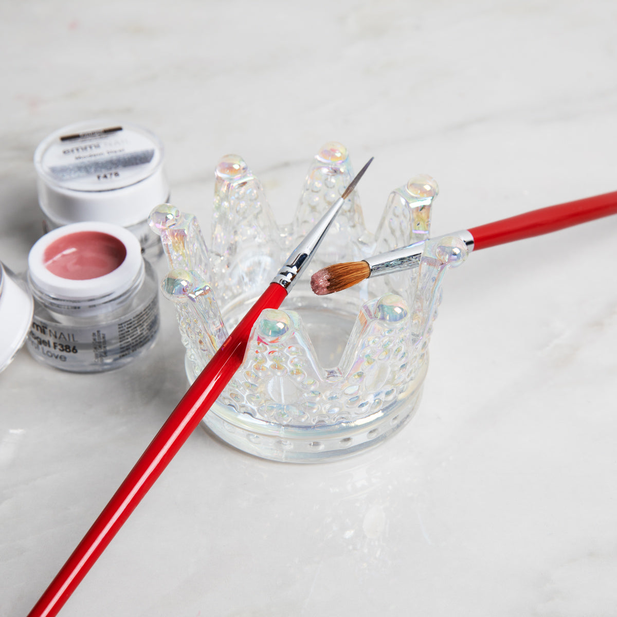 Emmi-Nail Brushtray Glas Krone