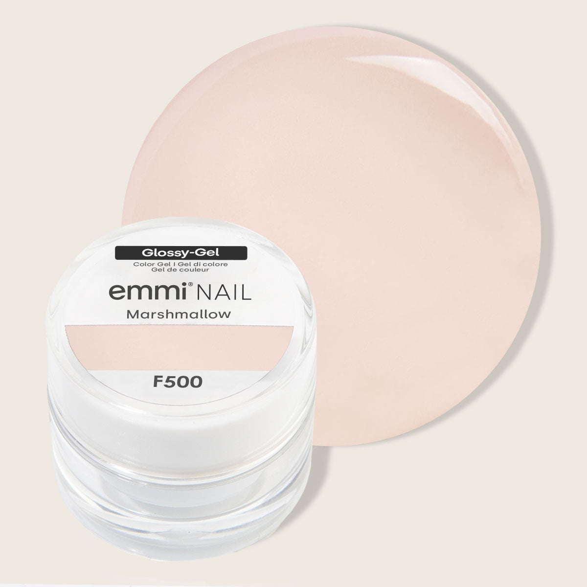 Emmi Nail Glossy Gel Marshmallow -F500-