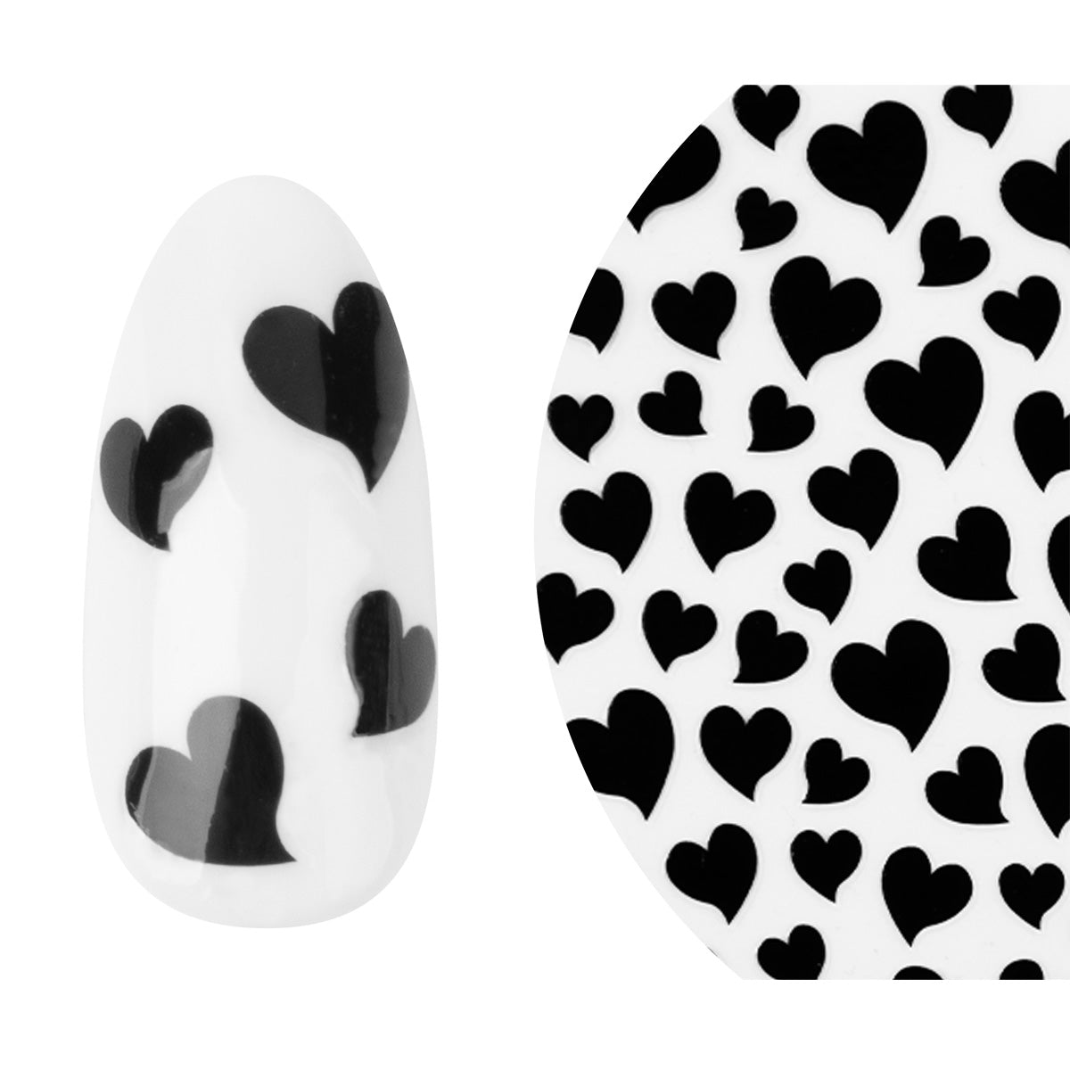 Autocollants pour ongles Emmi-Nail 3D Art Heart Love 3