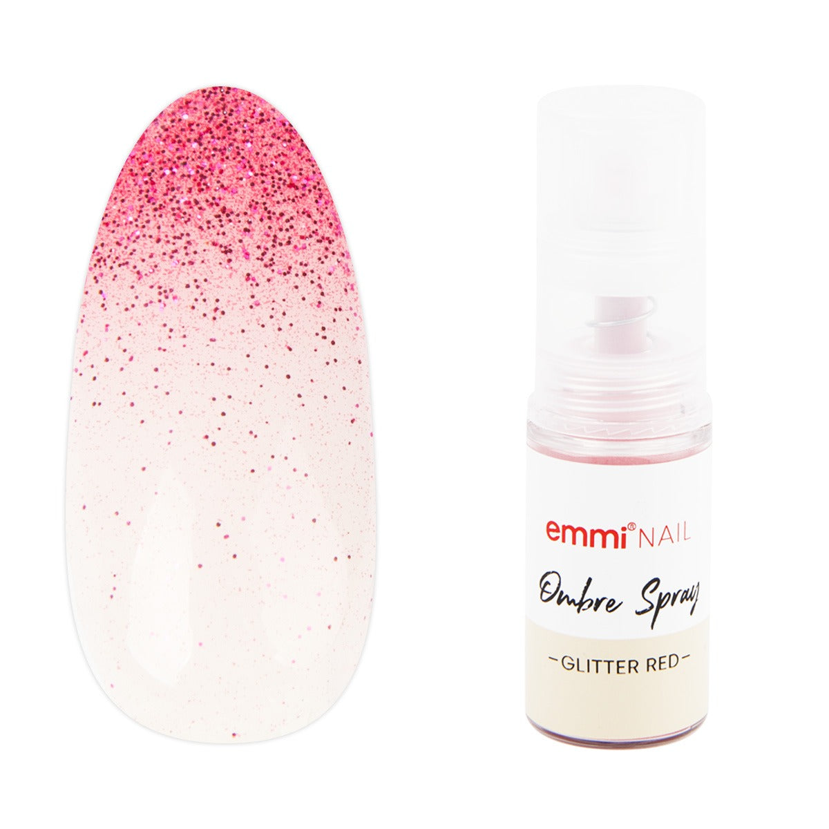 Spray Ombré Baby Boomer rouge pailleté 5g