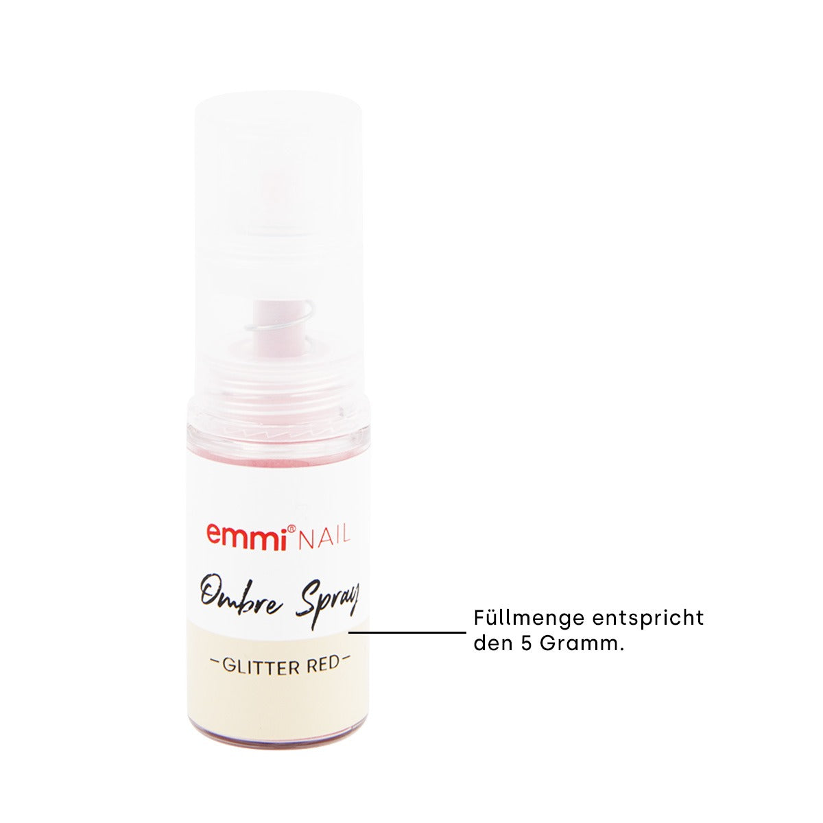 Spray Ombré Baby Boomer rouge pailleté 5g