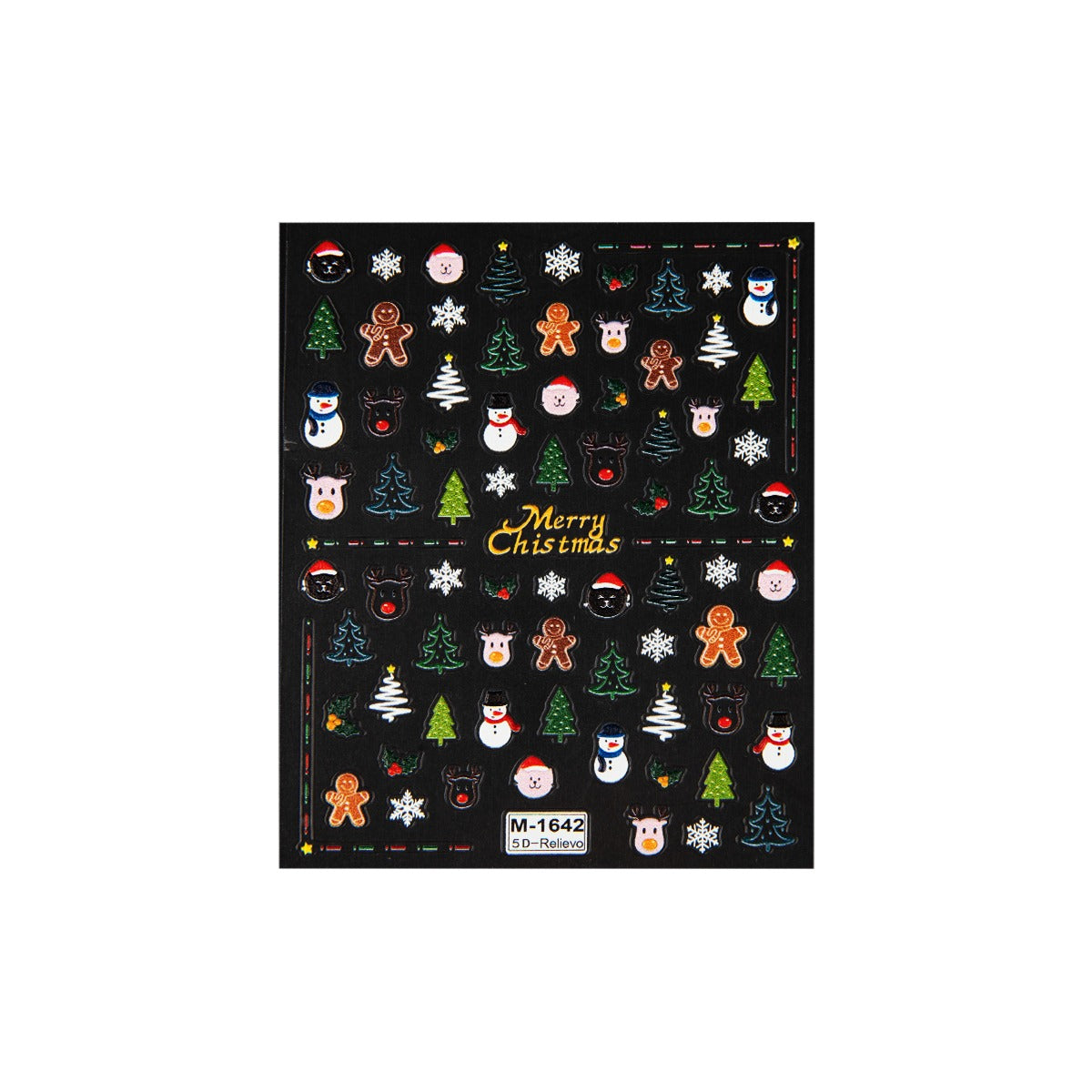 Emmi-Nail 5D Art Nail Sticker Santa Claus 1