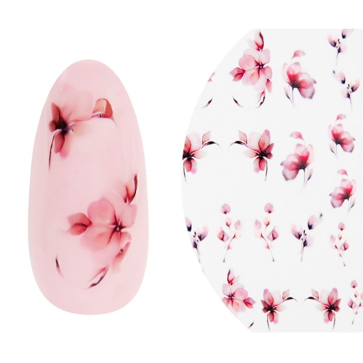 Emmi Nail Water Tattoo Floral Touch