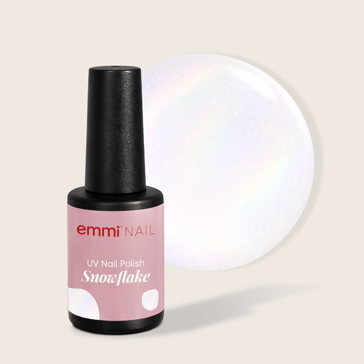 Vernis semi-permanent Shellac UV Snowflake 8ml -L525-