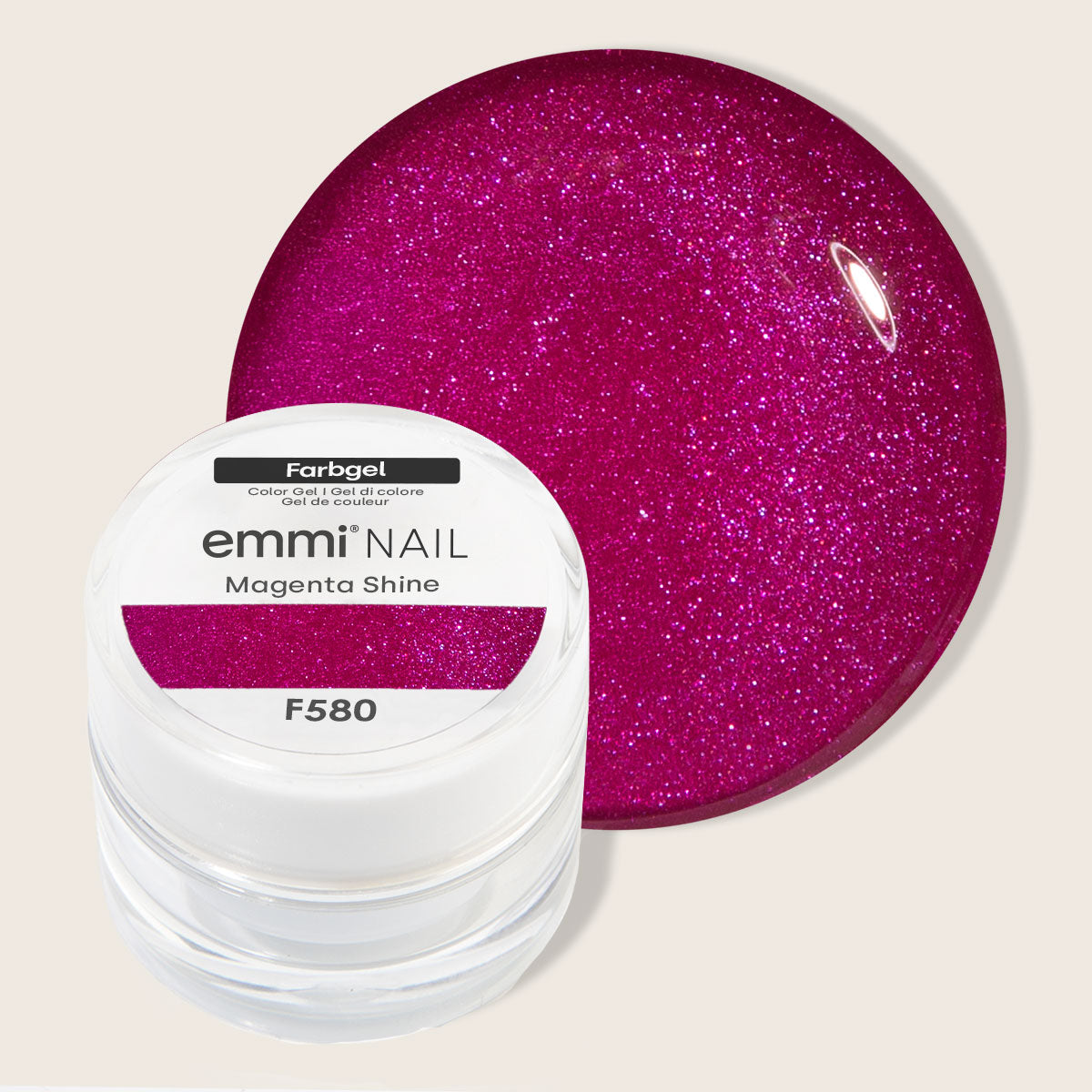Emmi-Nail Farbgel Magenta Shine 5ml -F580-