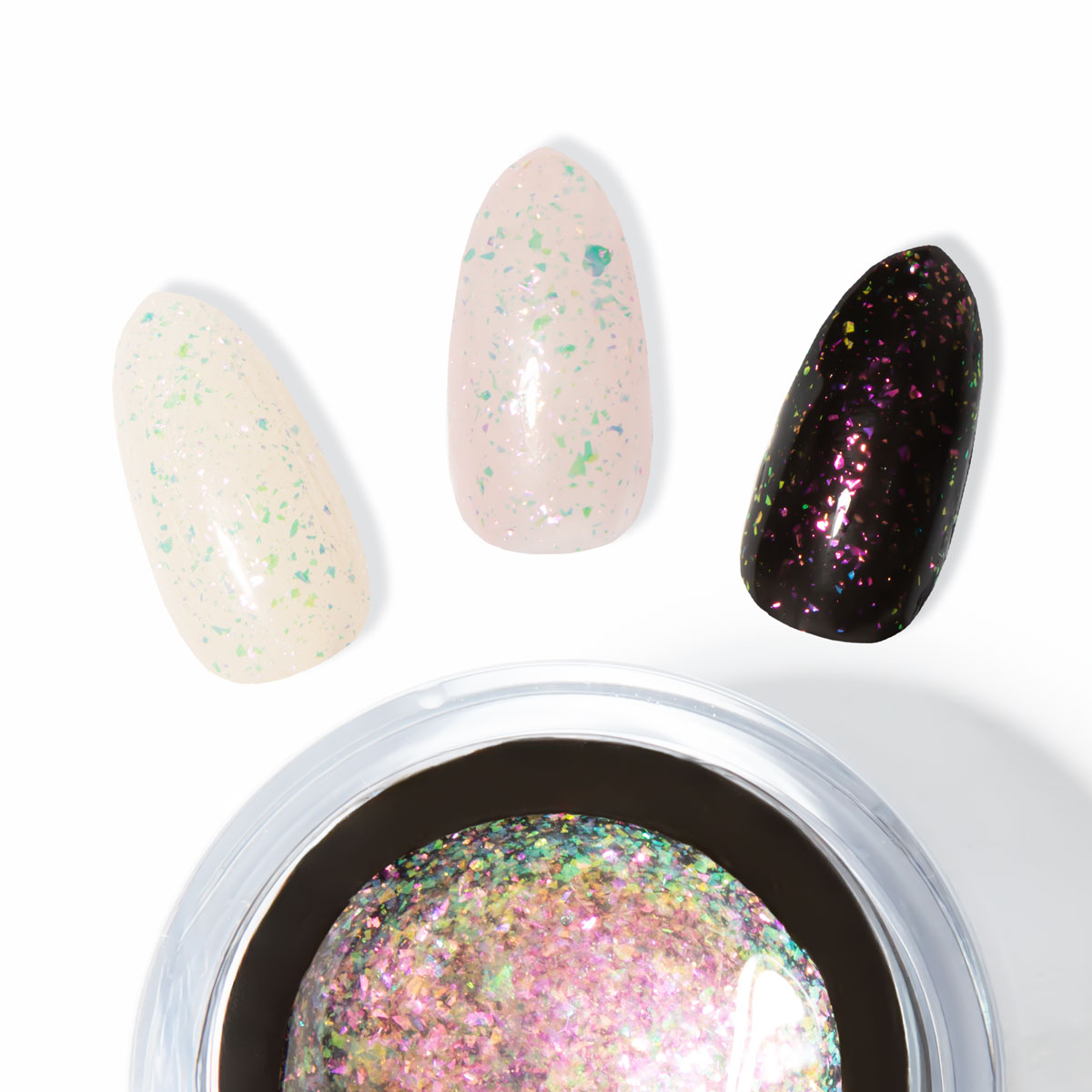 Gel de construction pailleté Emmi Nail -002- 5 ml