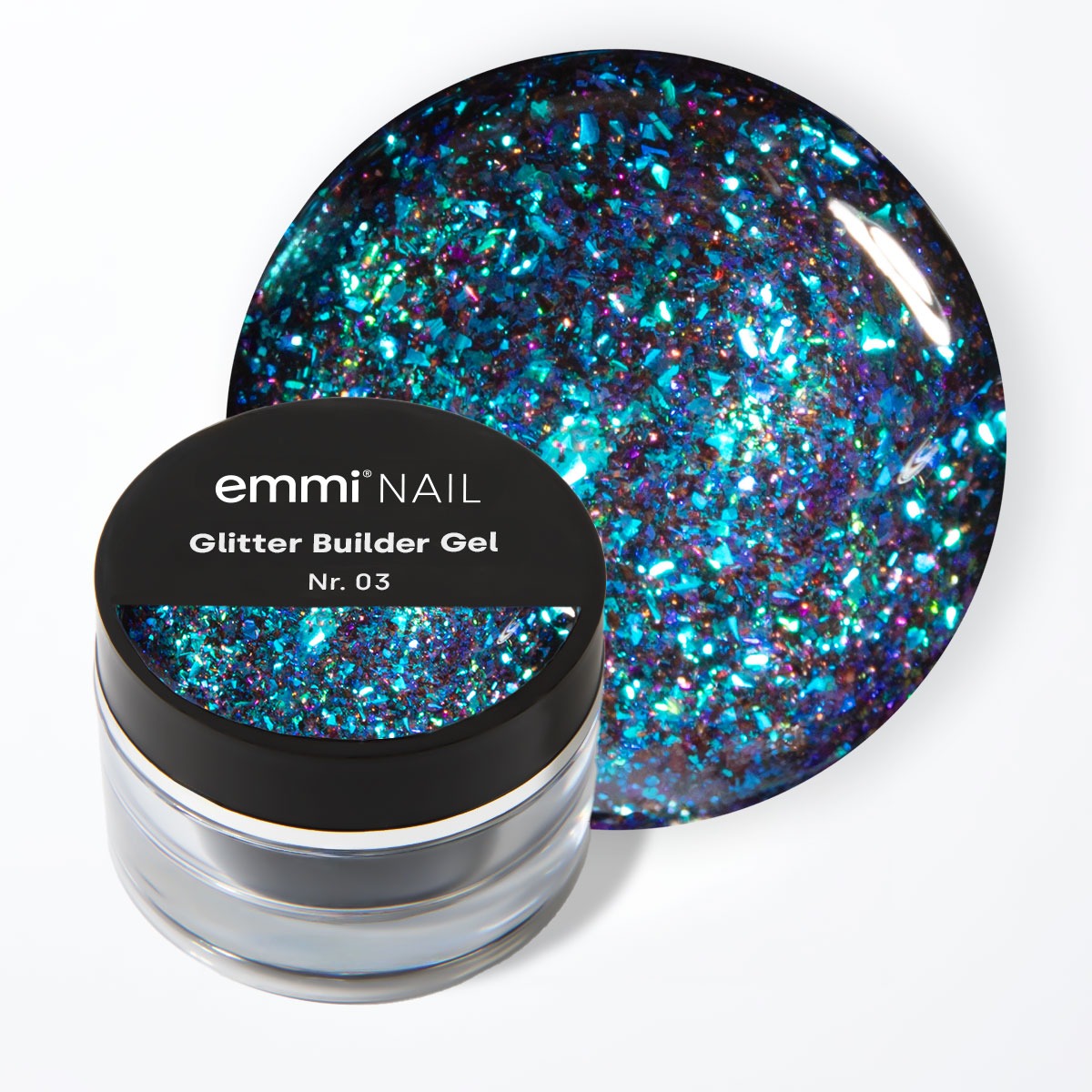 Emmi-Nail No File Glitter Builder Gel -003- 5ml