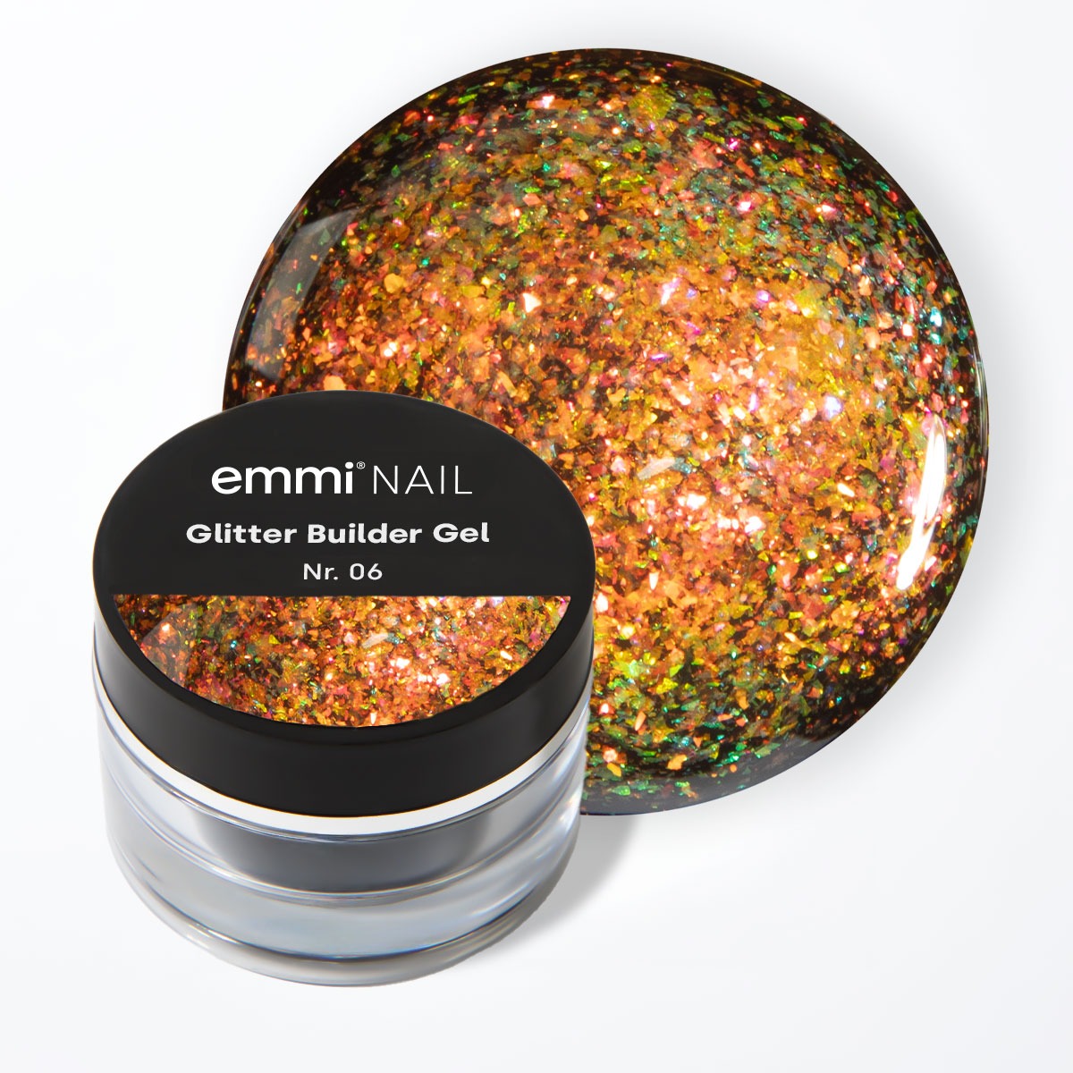 Emmi-Nail No File Glitter Builder Gel -006- 5ml