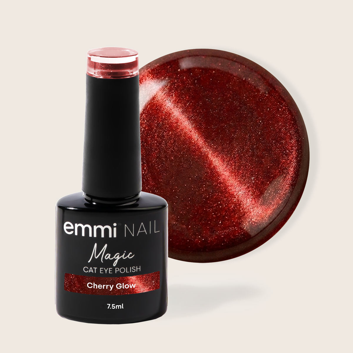 Shellac UV/LED-Lack Magic Cat Eye Cherry Glow -L545-