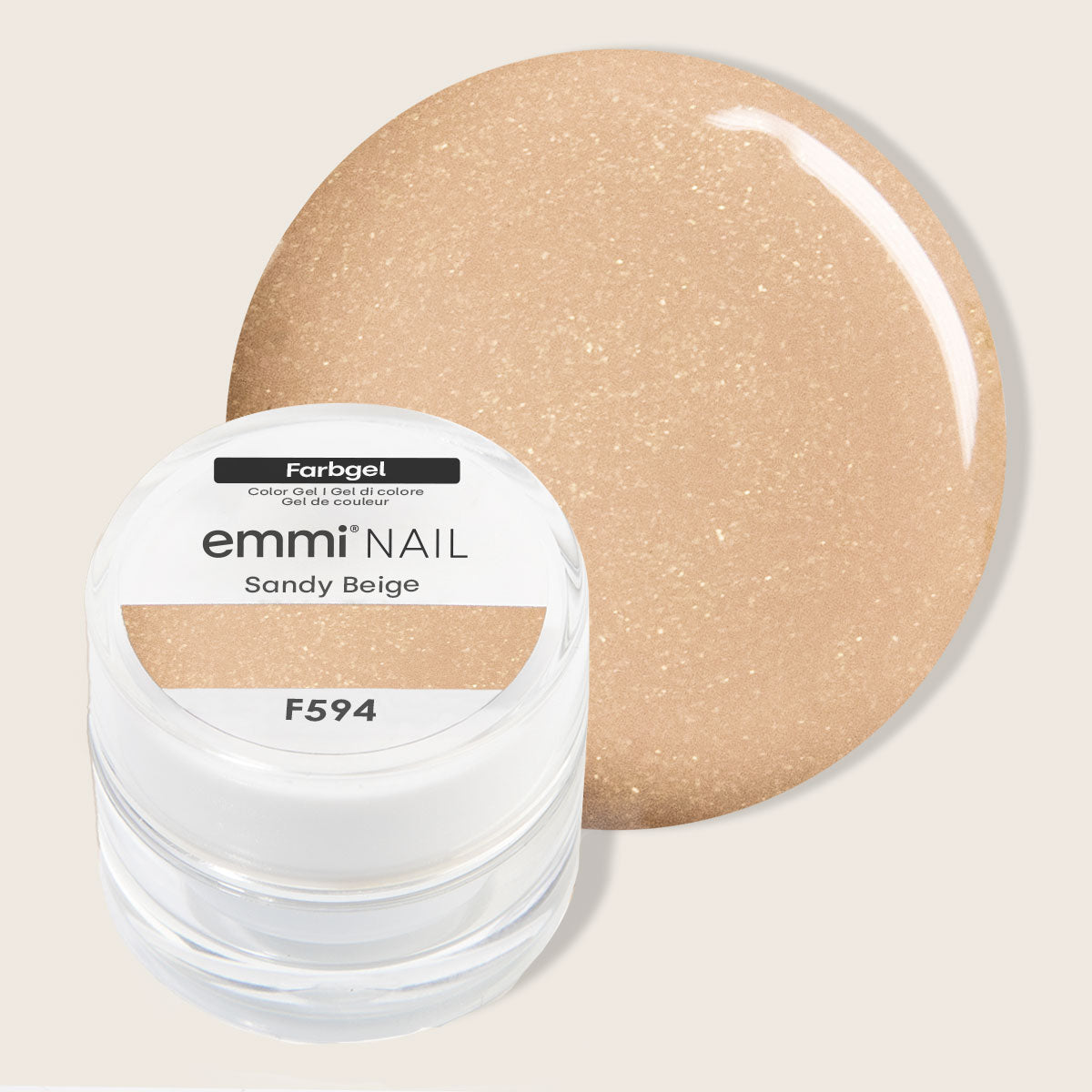 Emmi-Nail Color Gel Sandy Beige -F594-
