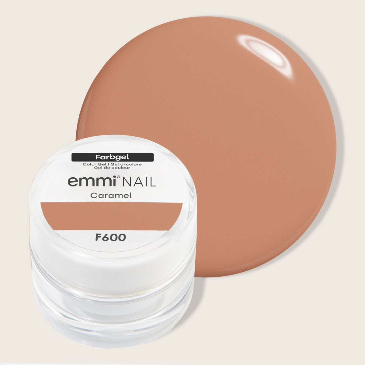 Emmi-Nail Gel couleur Caramel 5ml -F600-