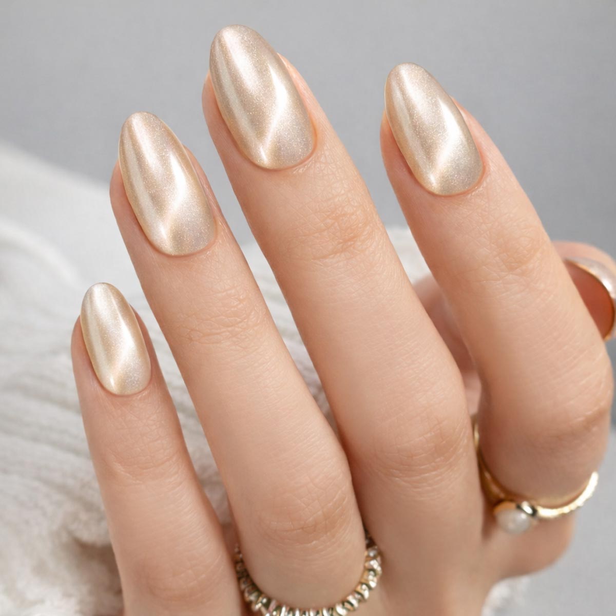 Vernis Shellac UV/LED Magic Cat Eye Goldie -L559-
