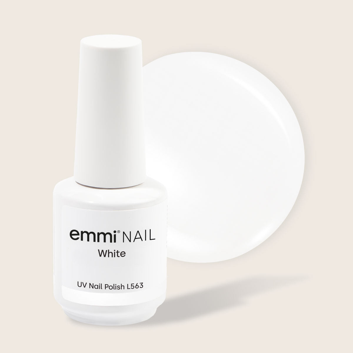 Vernis UV Shellac Blanc 15ml -L563-