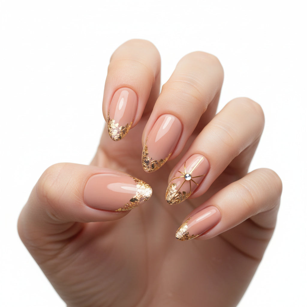 Vernis semi-permanent Shellac Beige chaud 15ml -L568-