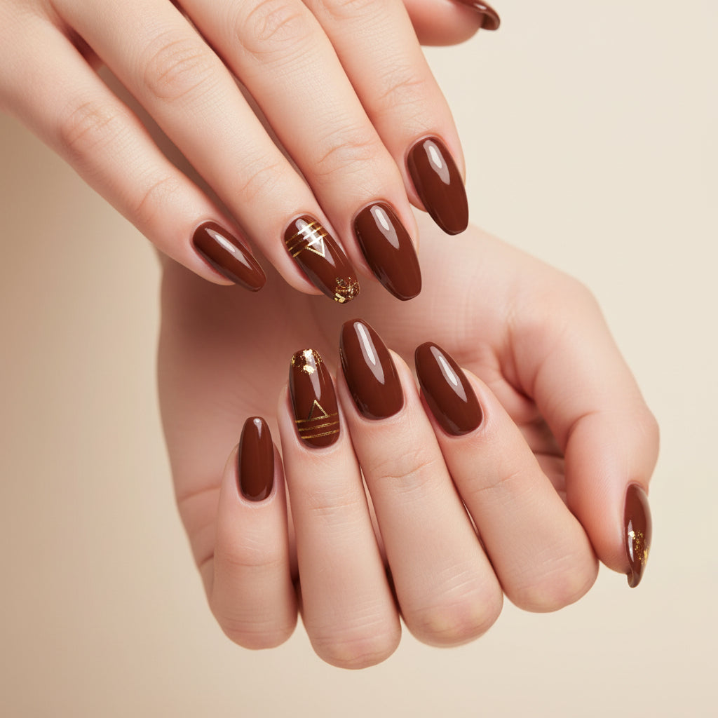 Vernis UV Shellac Chocolate Red 15ml -L574-