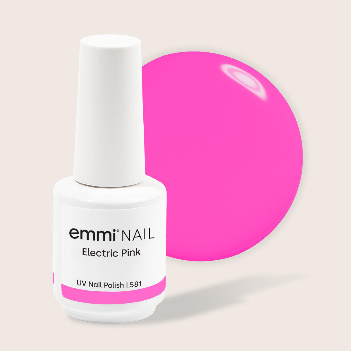 Shellac UV Polish Electric Pink 15ml -L581-