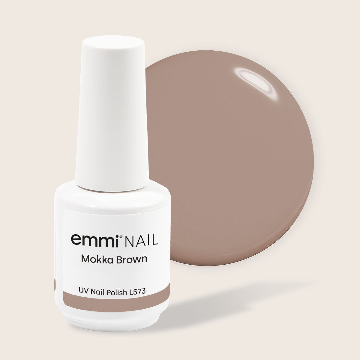 Shellac UV Polish Mocha Brown 15ml -L584-