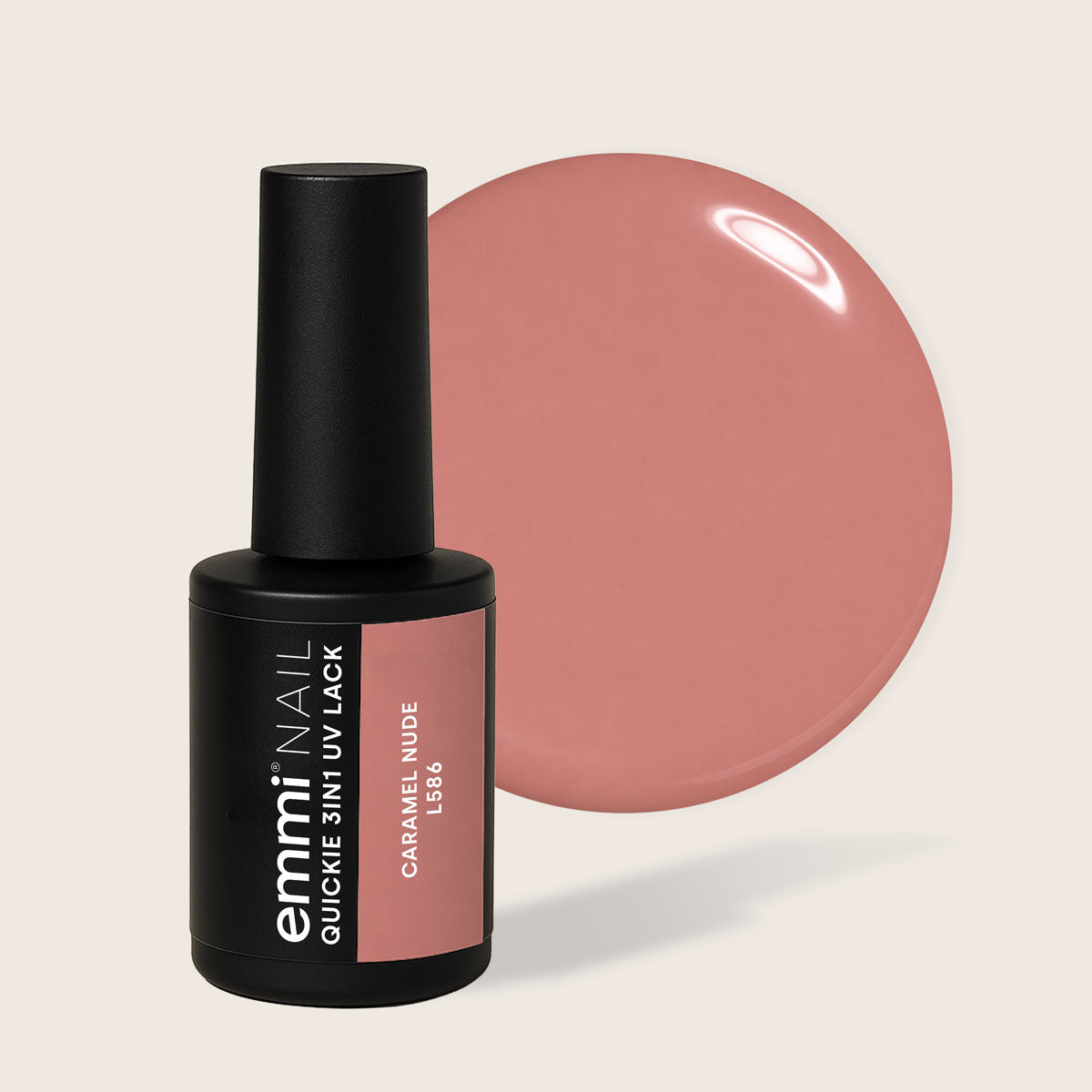Emmi-Nail Quickie Caramel Nude 3in1 -L586-