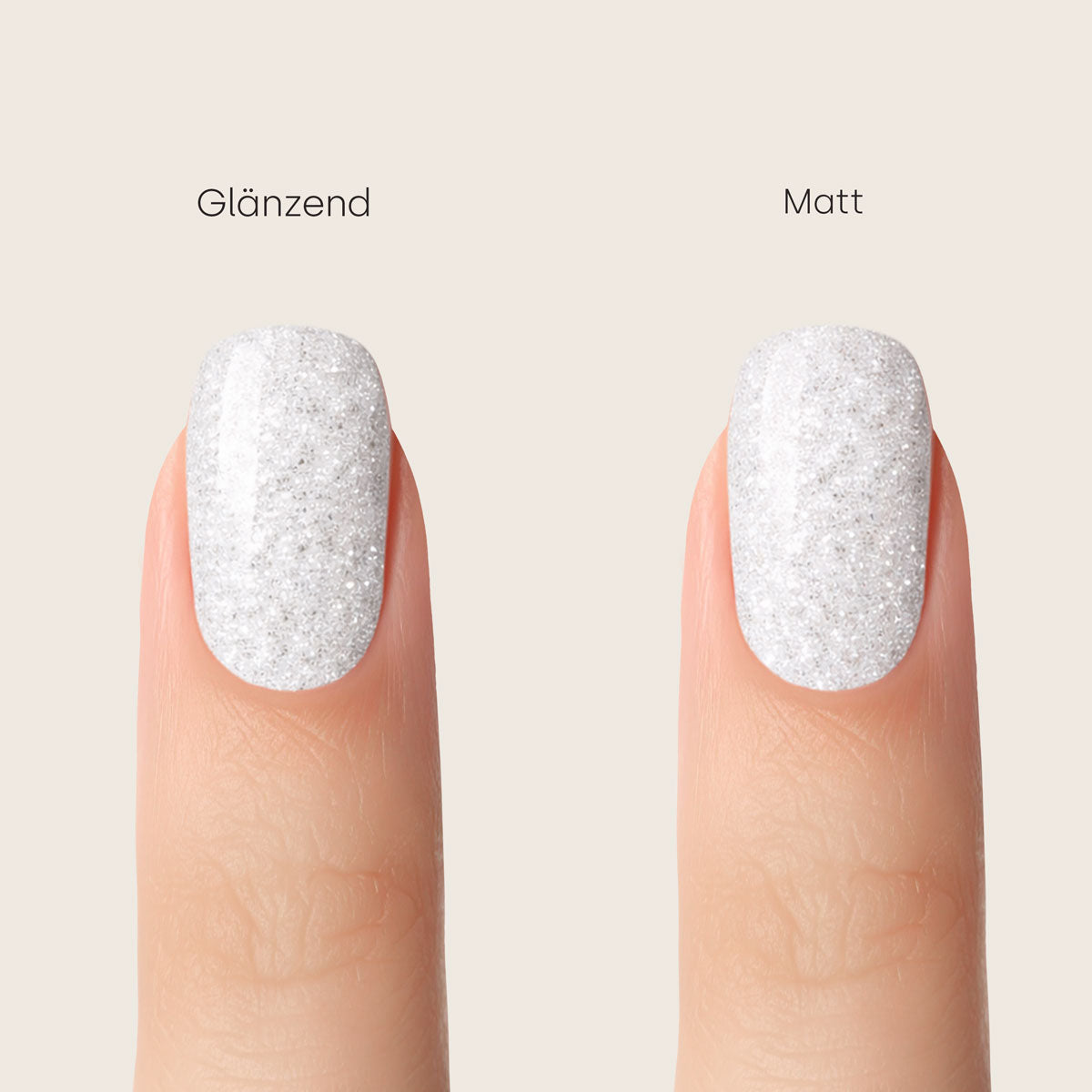 Emmi-Nail Gel pailleté Crystal White 5ml -F609-