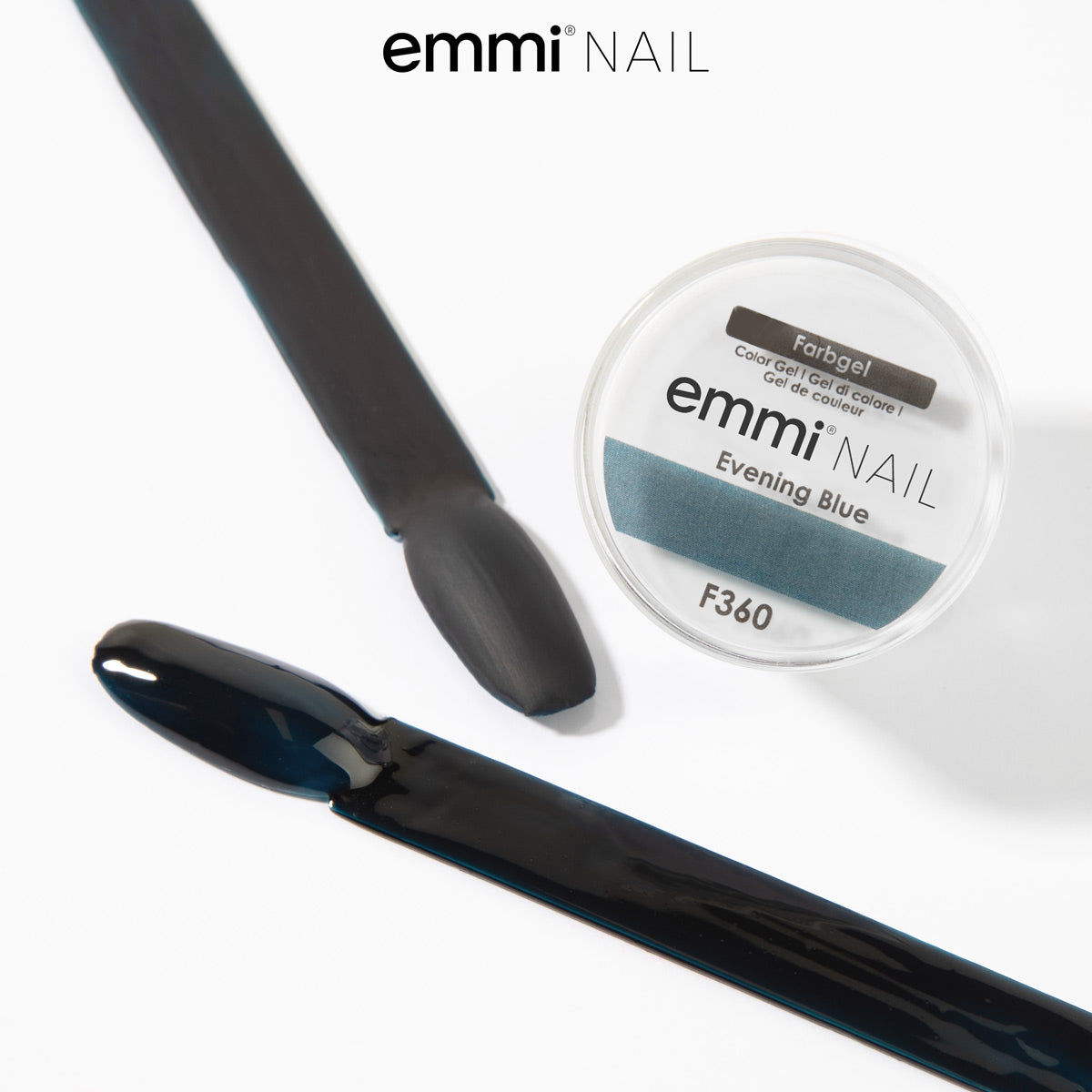 Gel de couleur Emmi-Nail Bleu Soir 5 ml -F360-