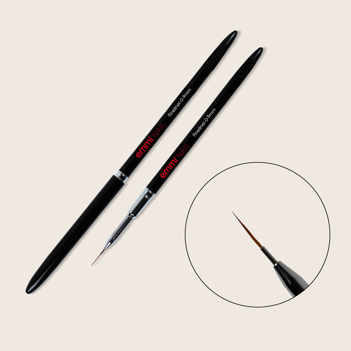 Emmi-Nail Nail Art Fineliner Pinsel -0- 9mm