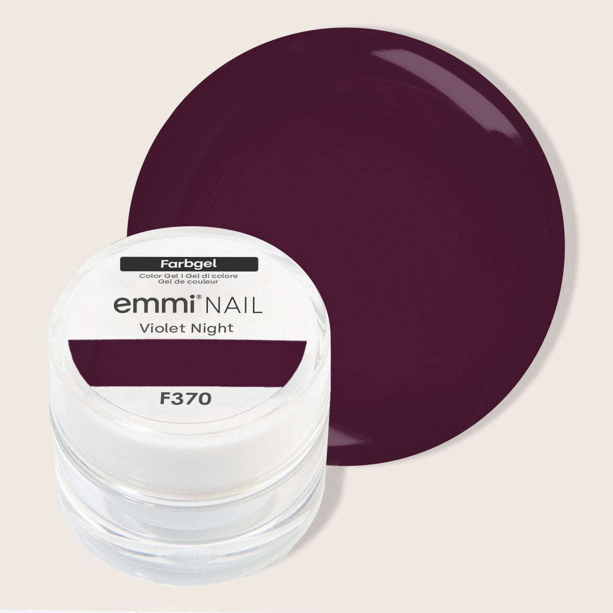 Emmi-Nail Color Gel Violet Night 5ml -F370-