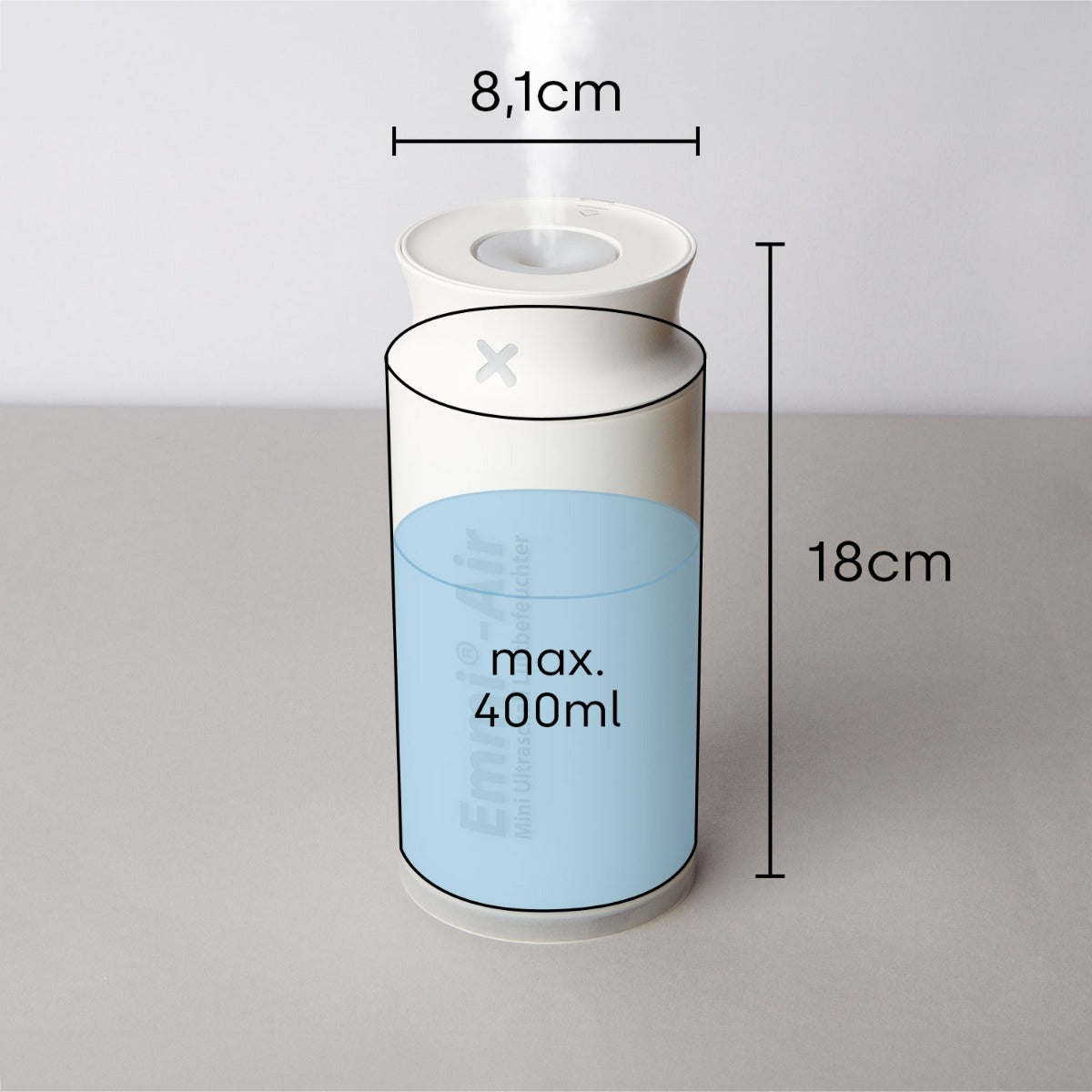 Emmi®-Air Mini Ultrasonic Humidifier "New Model"