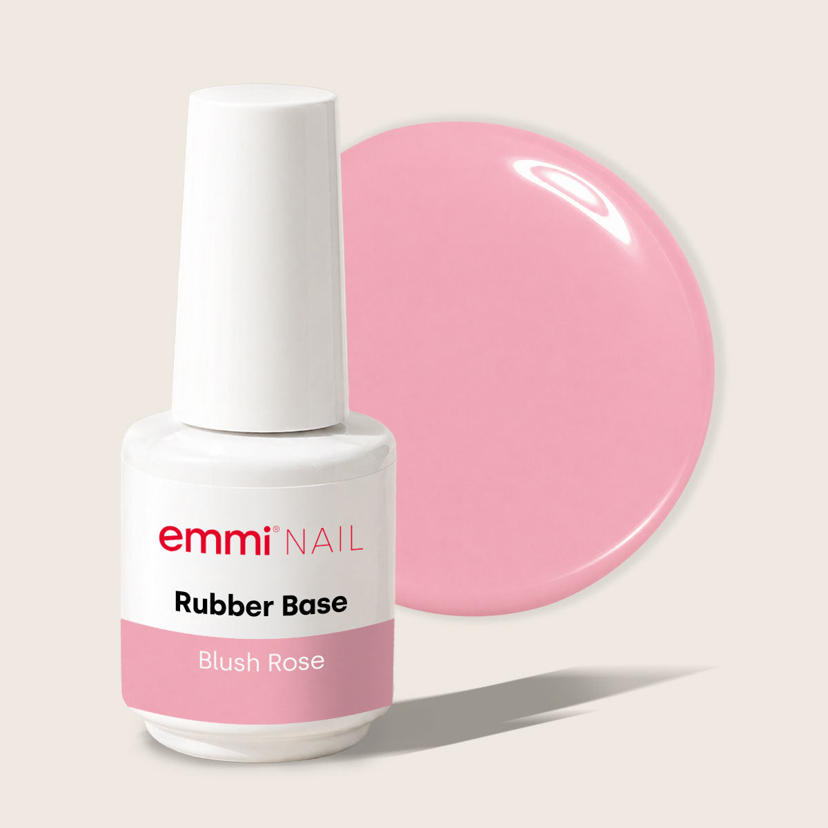 Emmi Nail Rubber Base Blush Rose 15ml