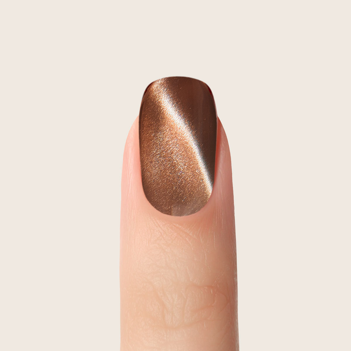Shellac UV/LED Magic Cat Eye Marron foncé -L594-