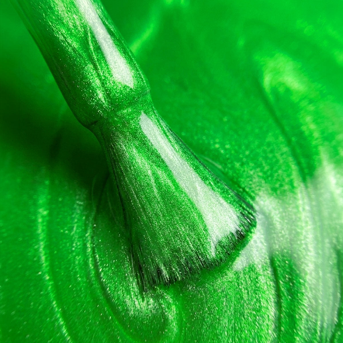 Shellac UV/LED Polish Magic Cat Eye Neon Green -L595-