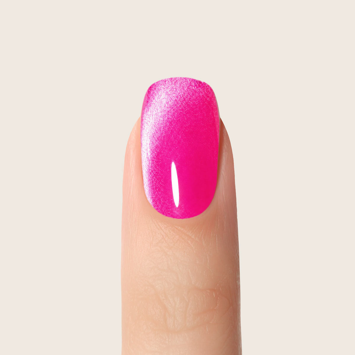 Shellac UV/LED Polish Magic Cat Eye Neon Raspberry -L602-