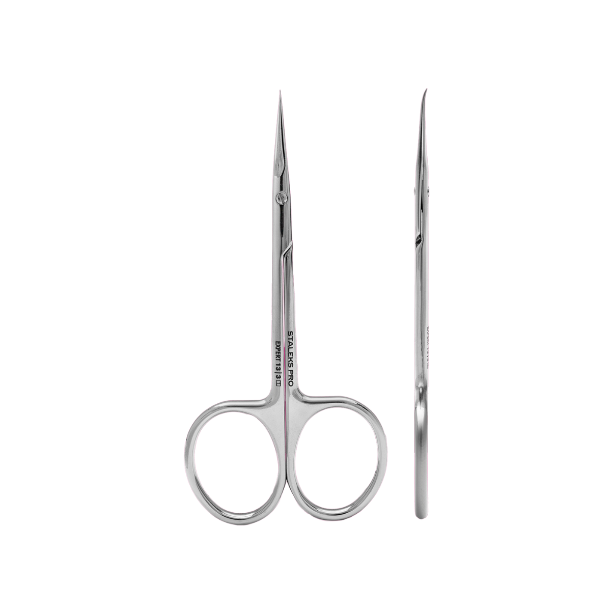 Staleks Professional Left-Handed Cuticle Scissors with Hook EXPERT 13 TYPE 3