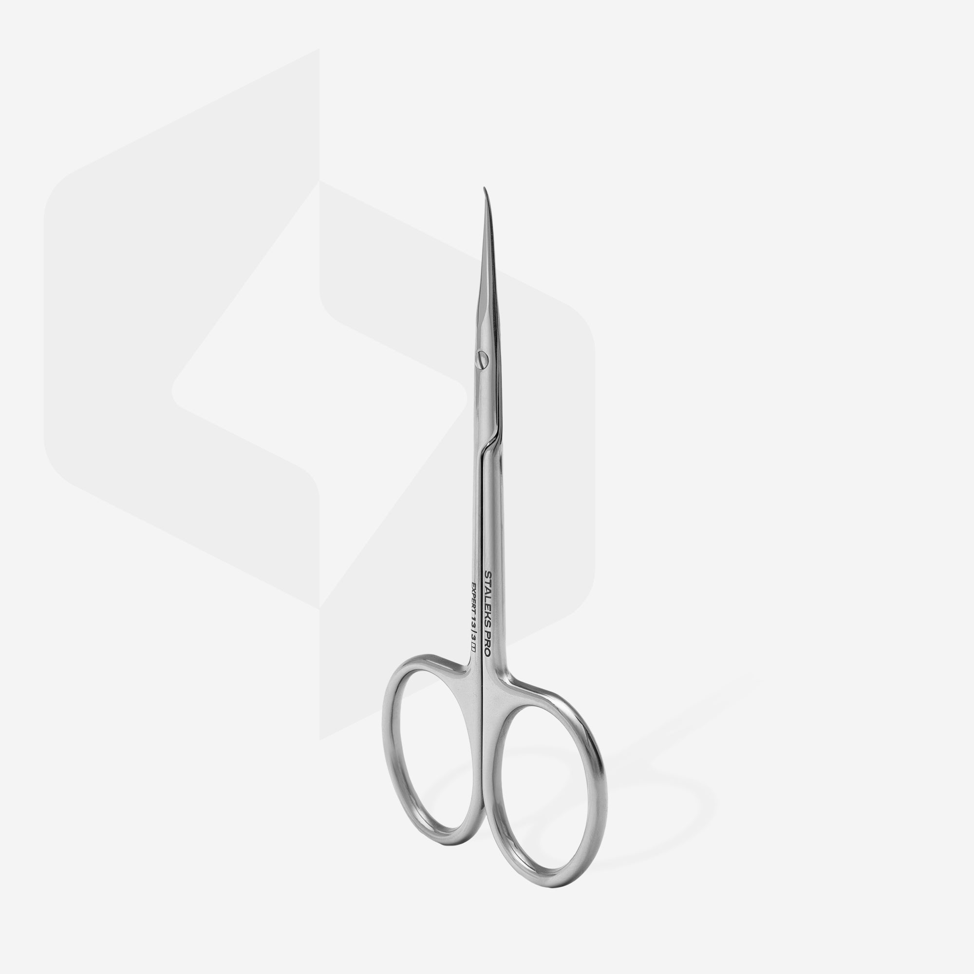 Staleks Professional Left-Handed Cuticle Scissors with Hook EXPERT 13 TYPE 3